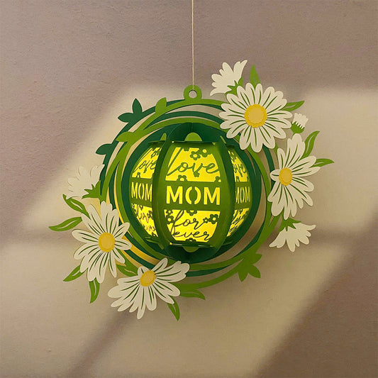 Mother's Day Love Mom - 3D Family Lantern File  - Cricut File  - VEKTOR KRAFT