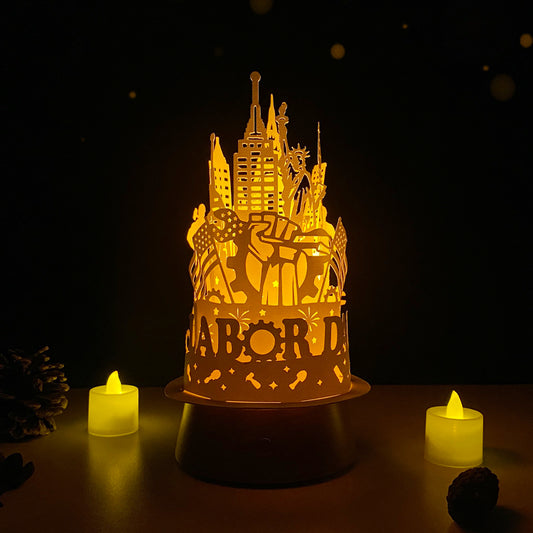 Labor Day - 3D Dome Lantern File - Cricut File  - VEKTOR KRAFT