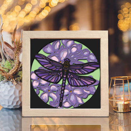 Dragonfly 5 – 3D Shadow Box SVG File for Cricut & Silhouette