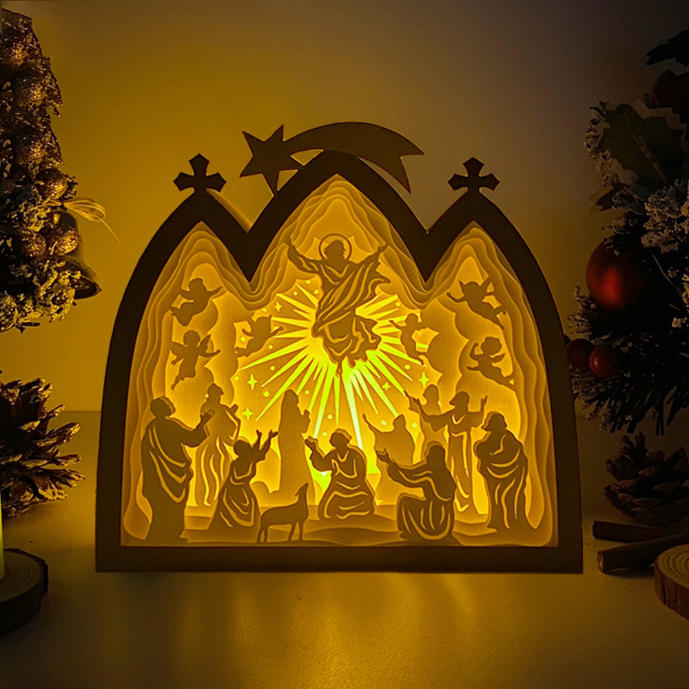 Jesus 1 – 3D Box SVG File for Cricut & Silhouette
