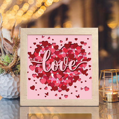 Love Heart – 3D Shadow Box SVG File for Cricut & Silhouette