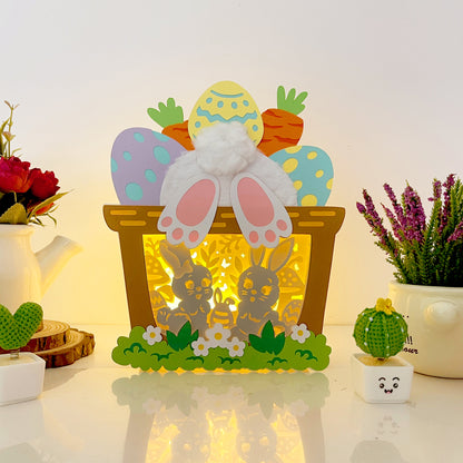 Easter Bunny 3 – 3D Easter Basket Box File - Cricut File - VEKTOR KRAFT