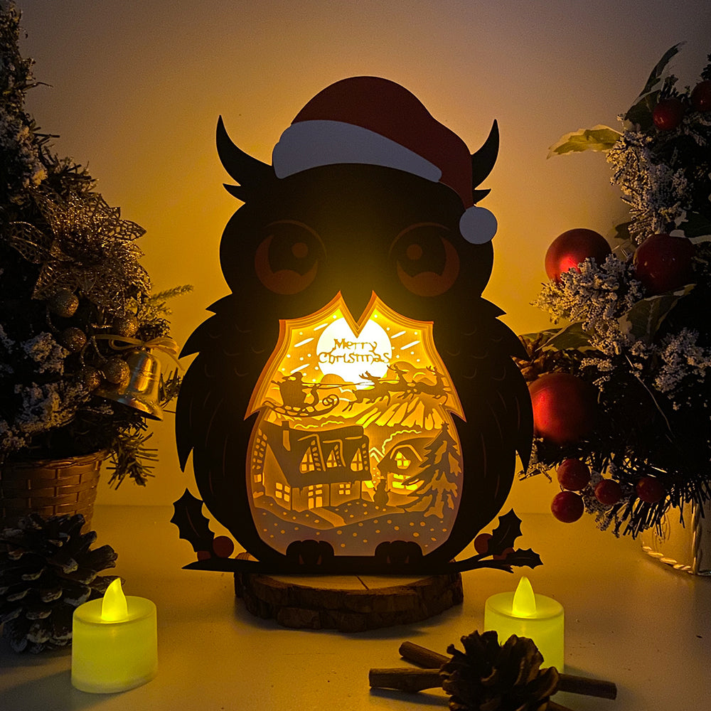 Christmas Village – 3D Box SVG File for Cricut & Silhouette