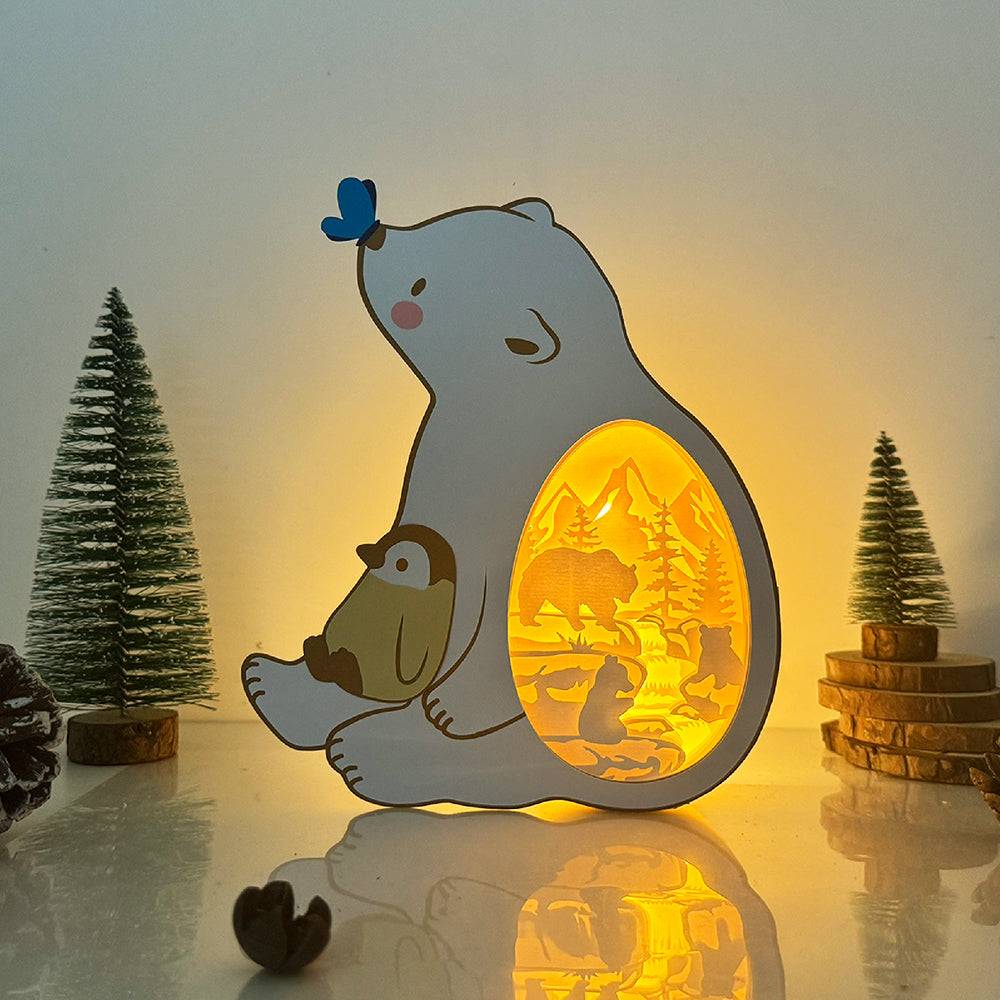 Bear – 3D Box SVG File for Cricut & Silhouette