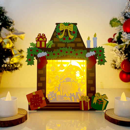 Christmas Gnome – 3D Box SVG File for Cricut & Silhouette