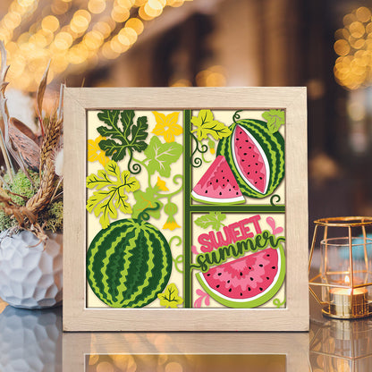 Watermelon – 3D Shadow Box SVG File for Cricut & Silhouette