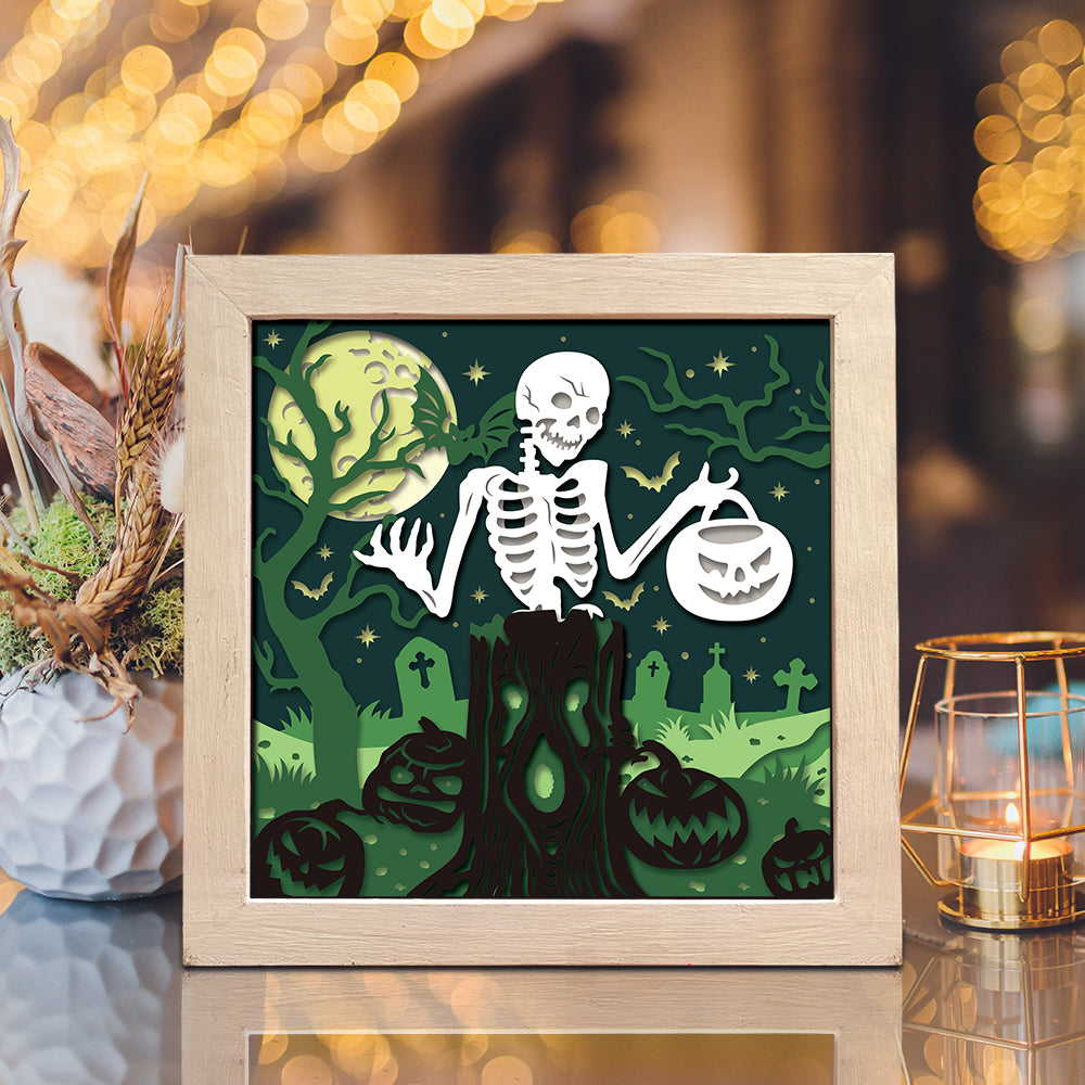 Halloween 29 – 3D Shadow Box SVG File for Cricut & Silhouette