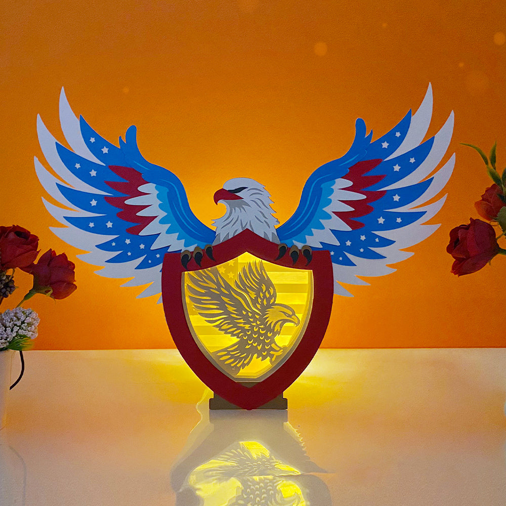 Eagle – 3D USA Eagle Box File - Cricut File - VEKTOR KRAFT