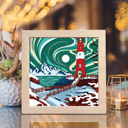 Lighthouse 16 – 3D Shadow Box SVG File for Cricut & Silhouette