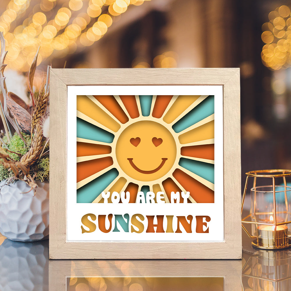 Sunshine – 3D Shadow Box SVG File for Cricut & Silhouette