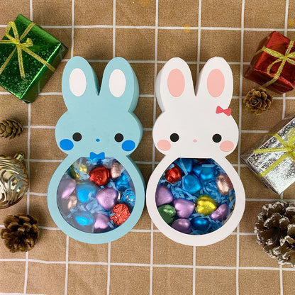 Pack 2 Easter Bunny Blue And White – Easter Bunny Candy Box File – 3D Box SVG File for Cricut & Silhouette