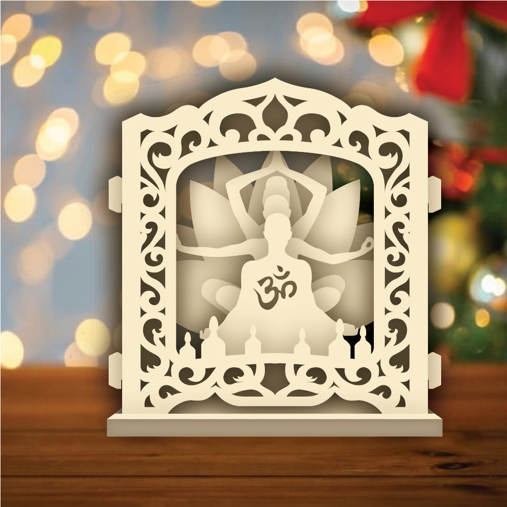 Yoga – 3D Pop-Up Card SVG File for Cricut & Silhouette