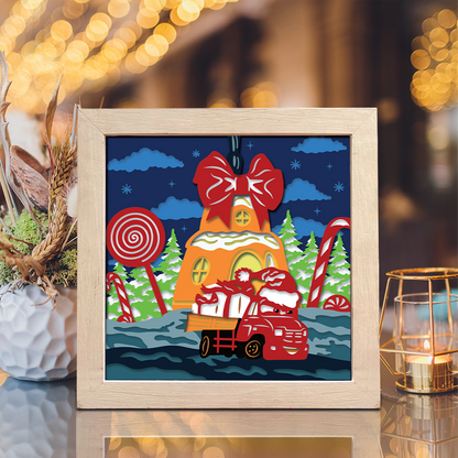 Christmas Bell 4 – 3D Shadow Box SVG File for Cricut & Silhouette