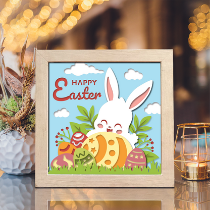 Easter 15 – 3D Shadow Box SVG File for Cricut & Silhouette
