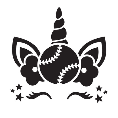 Baseball Unicorn – 3D Lightbox SVG File for Cricut & Silhouette