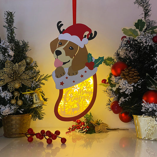 Christmas Deer 2 – 3D Box SVG File for Cricut & Silhouette