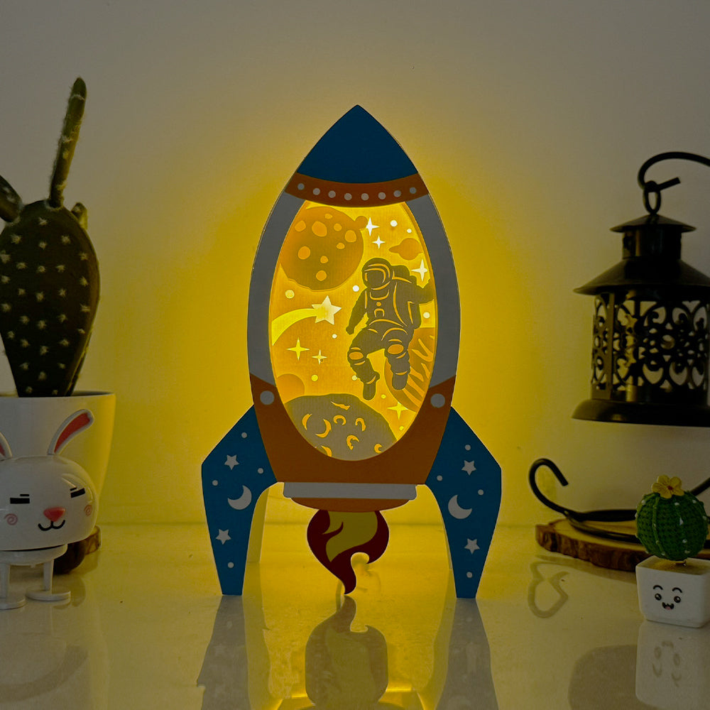 Astronaut 1 – 3D Rocket Box File - Cricut File - VEKTOR KRAFT