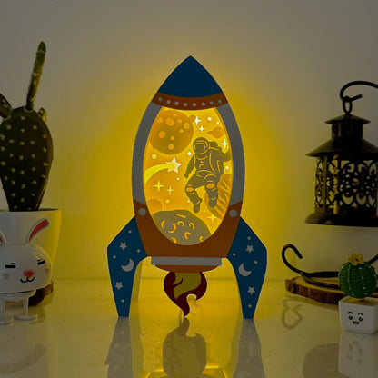 Astronaut 1 – 3D Rocket Box File - Cricut File - VEKTOR KRAFT