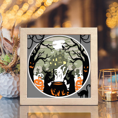 Halloween 33 – 3D Shadow Box SVG File for Cricut & Silhouette