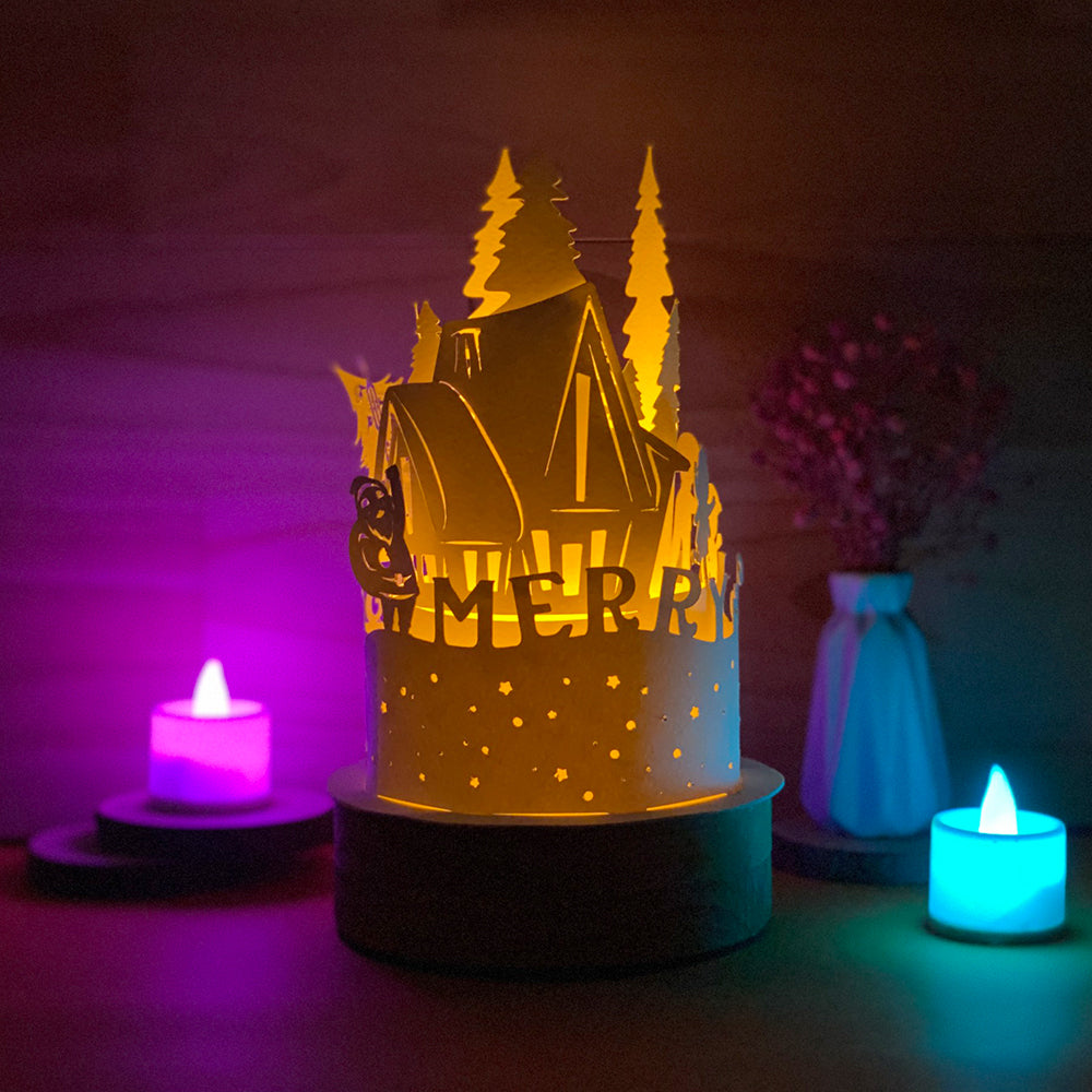 Xmas 9 – 3D Lantern SVG File for Cricut & Silhouette