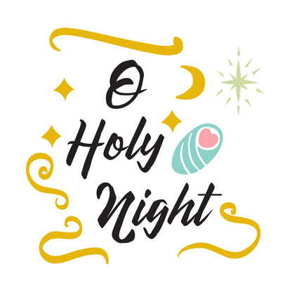 O Holy Night - Christmas Cricut File - VEKTOR KRAFT
