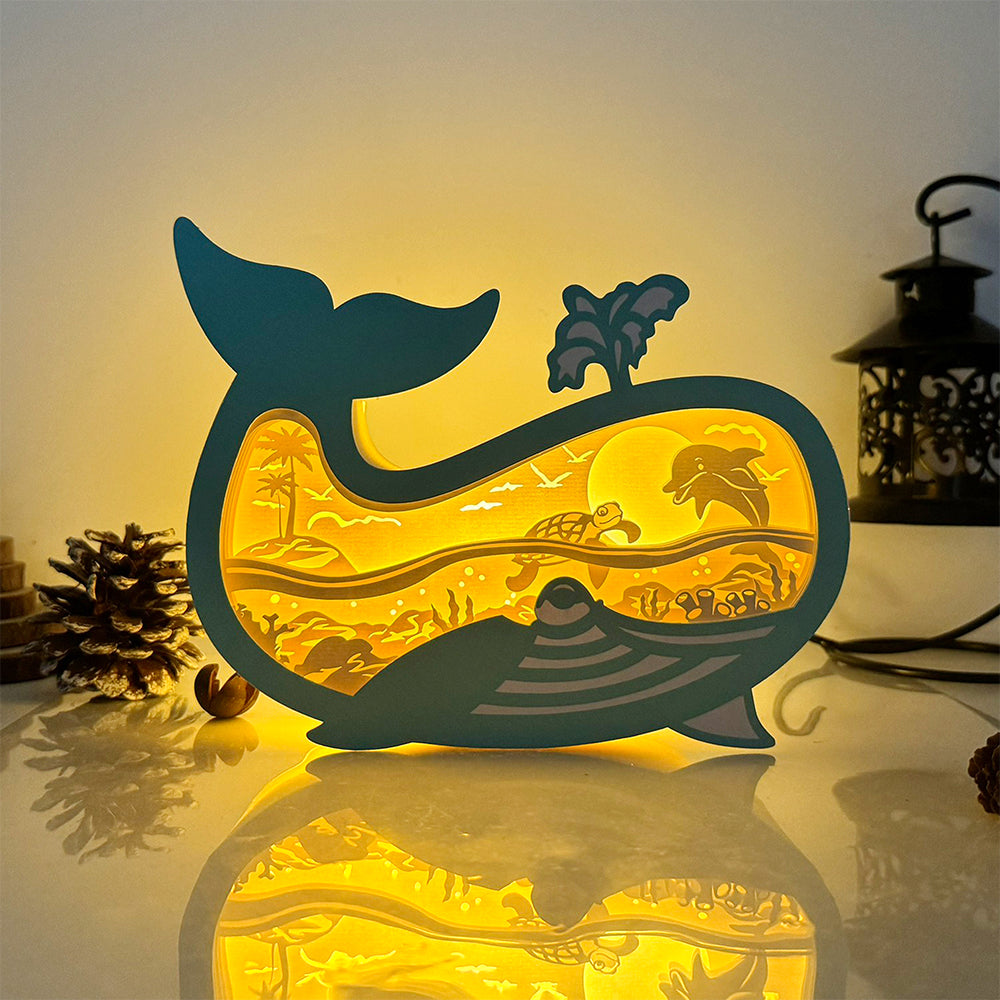 Ocean – 3D Box SVG File for Cricut & Silhouette