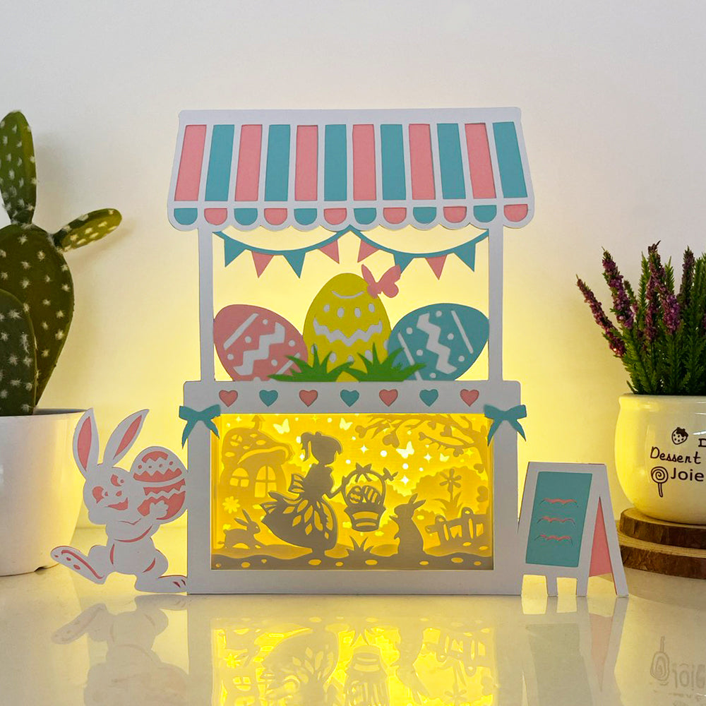 Easter – 3D Easter Shop Box File - Cricut File - VEKTOR KRAFT