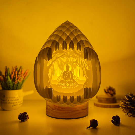 Buddha 1 – 3D Pop-Up Card SVG File for Cricut & Silhouette