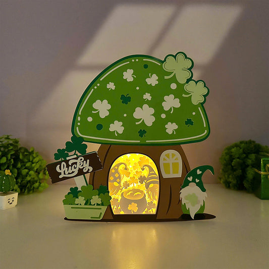 St.Patrick's Day 1 – 3D House Box 1 File - Cricut File - VEKTOR KRAFT
