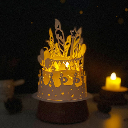 Happy Birthday 2 – 3D Lantern SVG File for Cricut & Silhouette