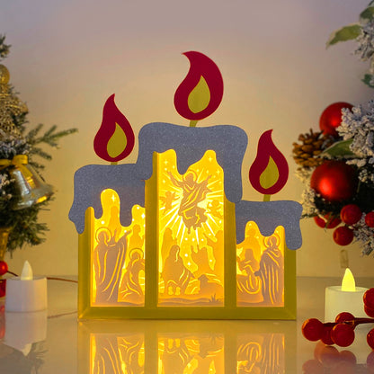 Jesus – 3D Box SVG File for Cricut & Silhouette