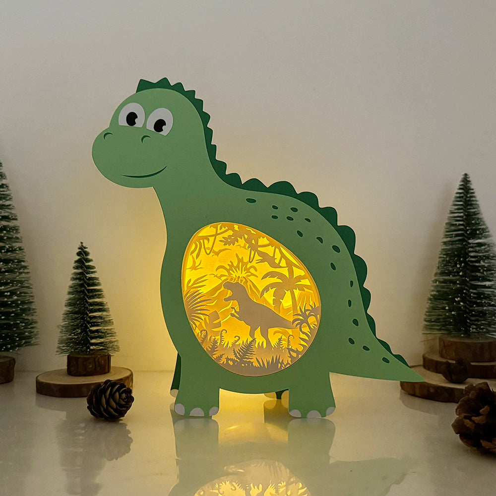Dinosaurs – 3D Box SVG File for Cricut & Silhouette
