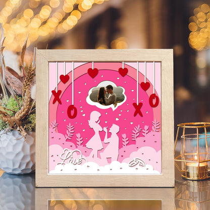Happy Valentine 2 – 3D Shadow Box SVG File for Cricut & Silhouette