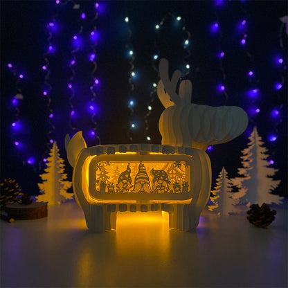 Gnome – 3D Pop-Up Card SVG File for Cricut & Silhouette