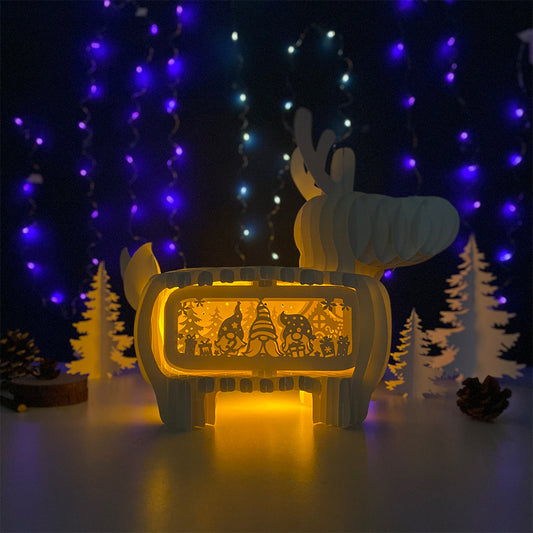 Gnome – 3D Pop-Up Card SVG File for Cricut & Silhouette
