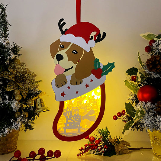 Christmas Reindeer – 3D Box SVG File for Cricut & Silhouette