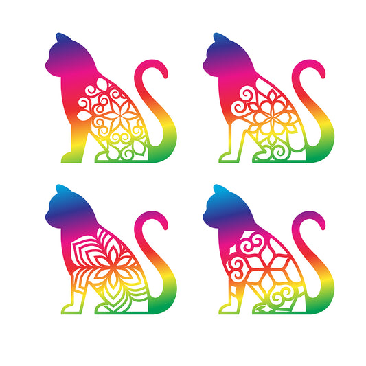 Cat Spectrum Stickers - Cricut File - VEKTOR KRAFT