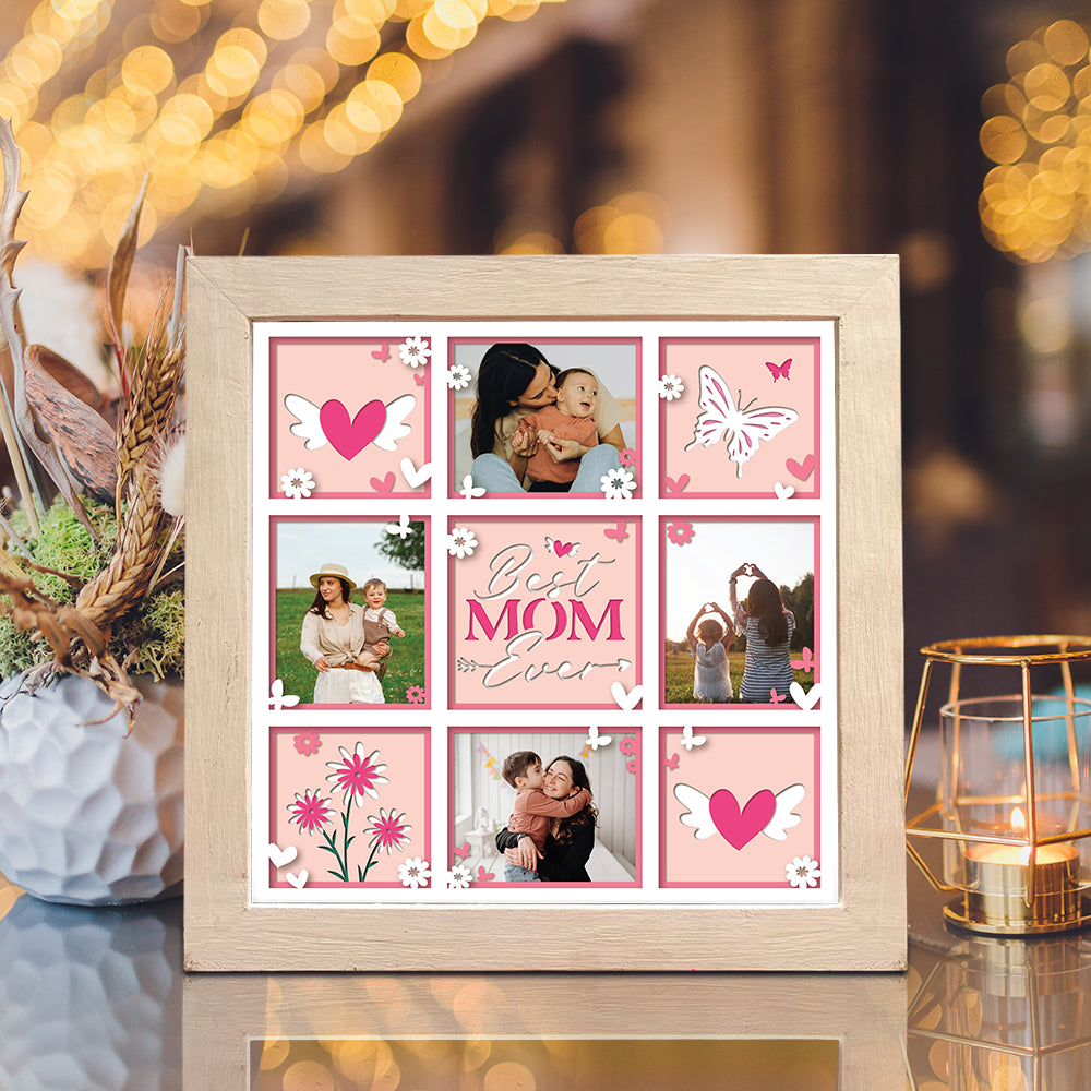 Best Mom Ever 4 – 3D Shadow Box SVG File for Cricut & Silhouette