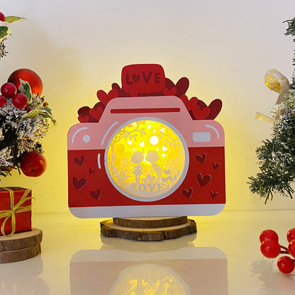 Couple Love – 3D Camera Box - Cricut File - VEKTOR KRAFT