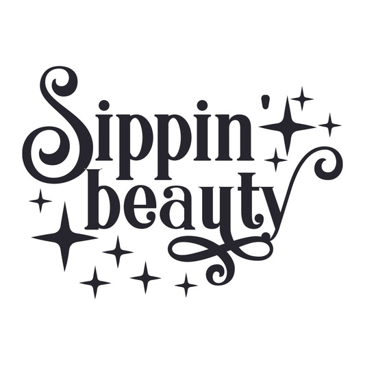 Sippin Beauty - Cricut File - VEKTOR KRAFT