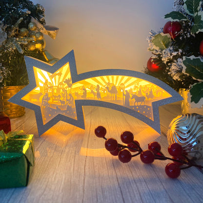 Nativity Scene 2 – 3D Box SVG File for Cricut & Silhouette