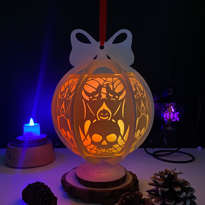 Halloween Bat – 3D Lantern SVG File for Cricut & Silhouette