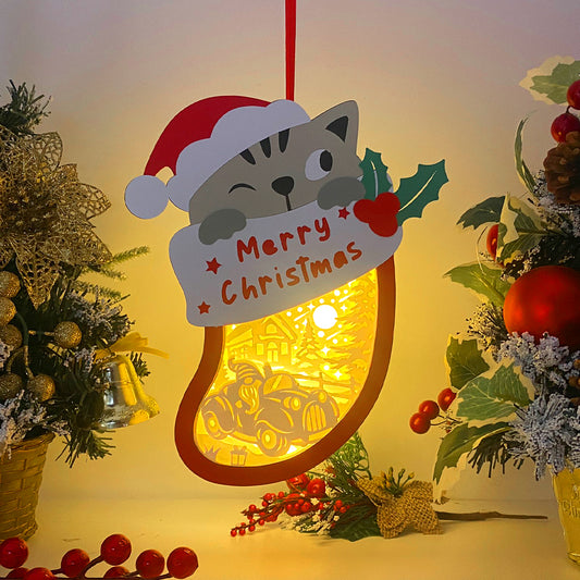 Christmas Gnome – 3D Box SVG File for Cricut & Silhouette