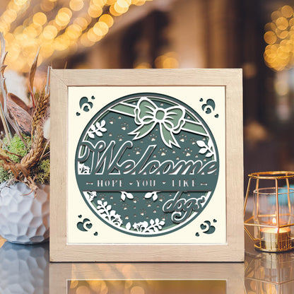 Welcome – 3D Shadow Box SVG File for Cricut & Silhouette