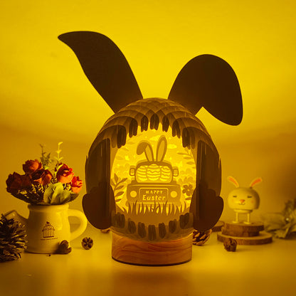 Easter Truck – 3D Pop-Up Card SVG File for Cricut & Silhouette