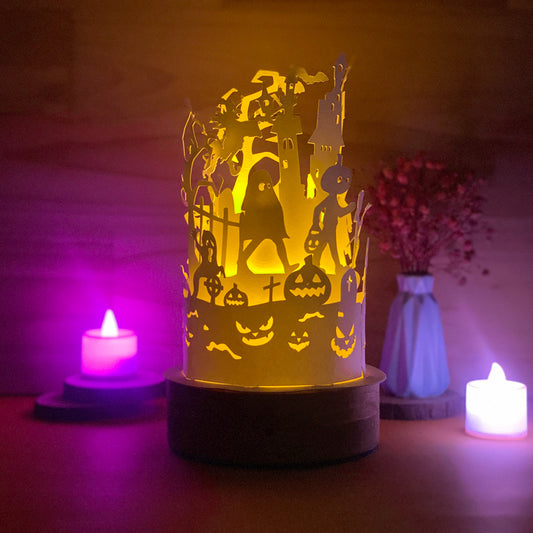 Halloween 3 - 3D Dome Lantern File - Cricut File  - VEKTOR KRAFT