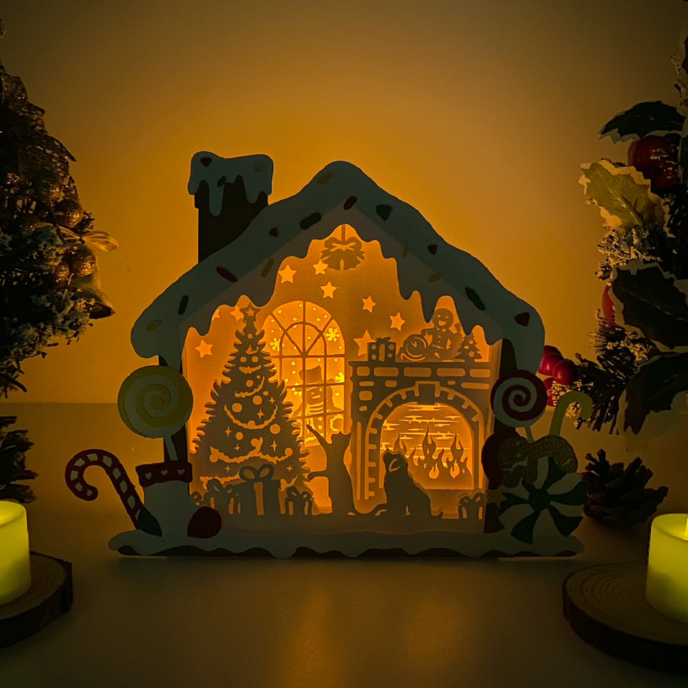 Fireplace – 3D Box SVG File for Cricut & Silhouette