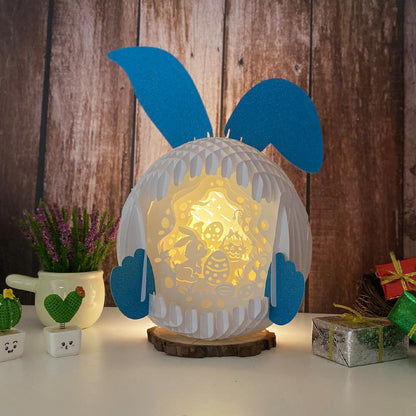 Easter Bunny – 3D Pop-Up Card SVG File for Cricut & Silhouette