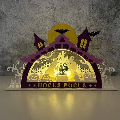 Halloween Witch – 3D Pop-Up Card SVG File for Cricut & Silhouette