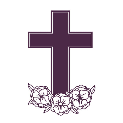 Floral Cross - Cricut File - VEKTOR KRAFT